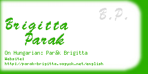 brigitta parak business card